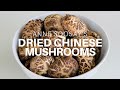 How to pre-cook Dried Chinese Mushrooms - For a better taste