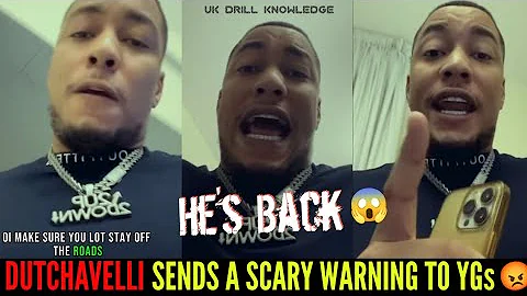 Dutchavelli sends a scary warning to gang members "Don't try to get famous off being a victim"‼️