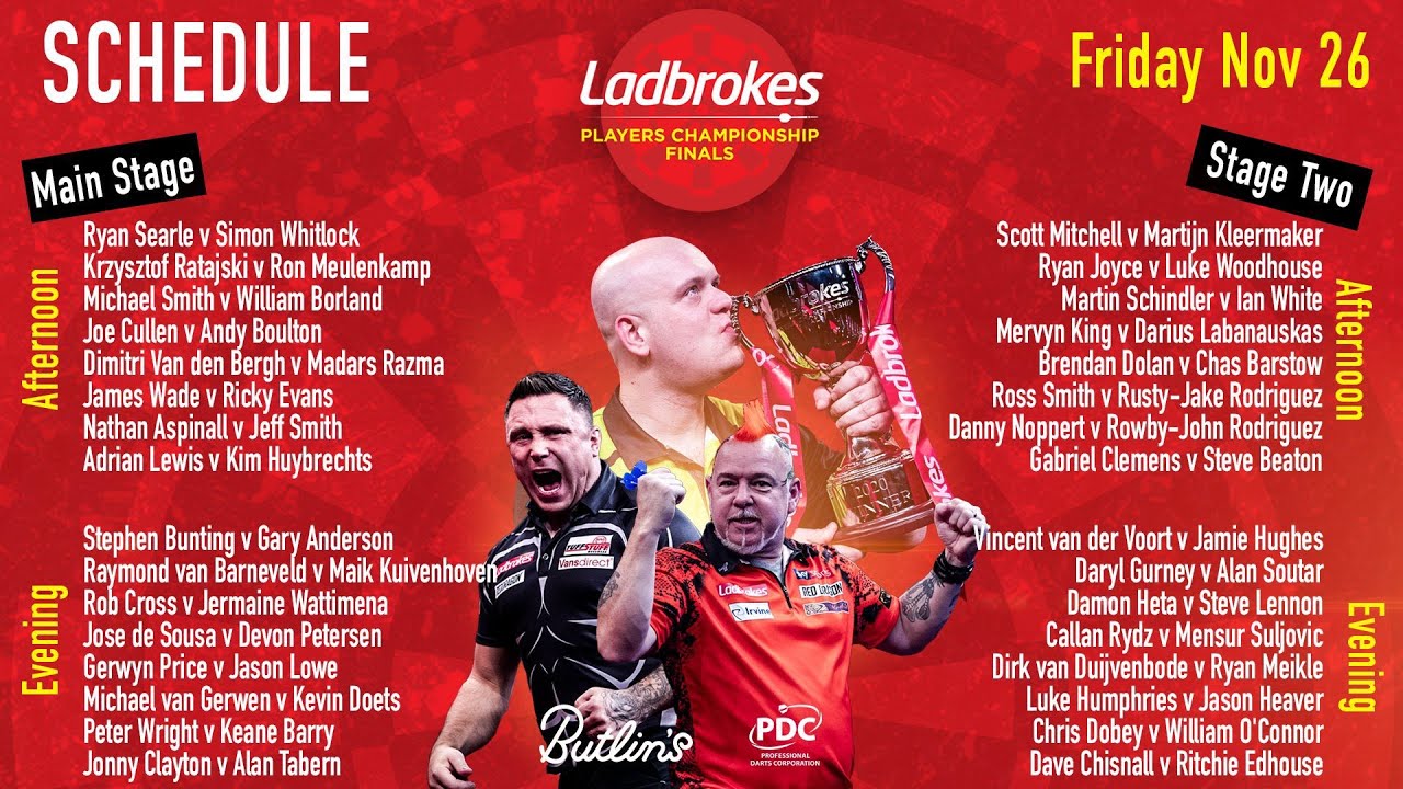 PDC Players Championship Finals 2021 11 26 - Vincent van der Voort vs Jelle Klaasen - ENG