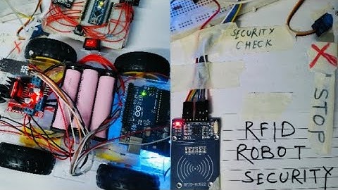 RFID Robot High Security #sensor #arduino #college #diy #rfid #iot #project #college #1k #university