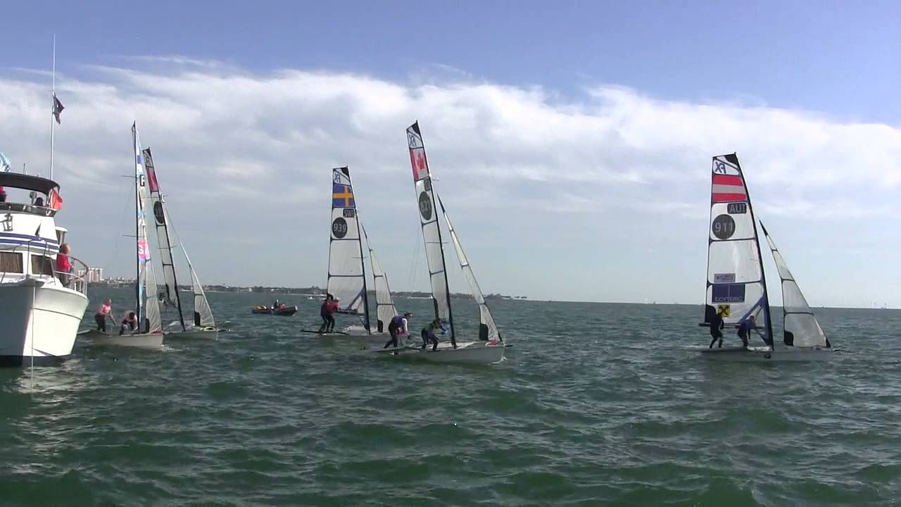 2014 North American's - 49erFX - Race 1 - Start Sequence