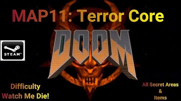 Doom 64 - Level 11: Terror Core: All Secret Areas/Items100% (Doom 64) Walkthrough!