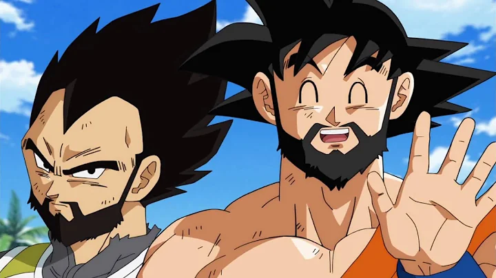 Goku & Vegeta grows beard while training in Hyperbolic Time Chamber!! In English Not Sub!! HD1080P