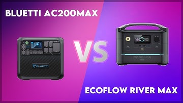 Bluetti AC200MAX vs EcoFlow River Max Technical Comparison