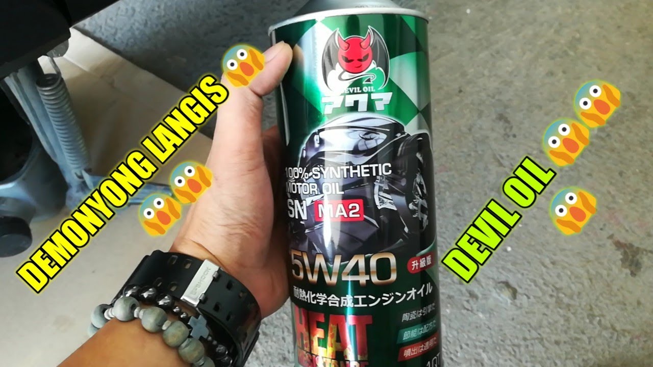 Mio Soul i 125 Basic Change oil Using JVT DEVIL OIL YouTube