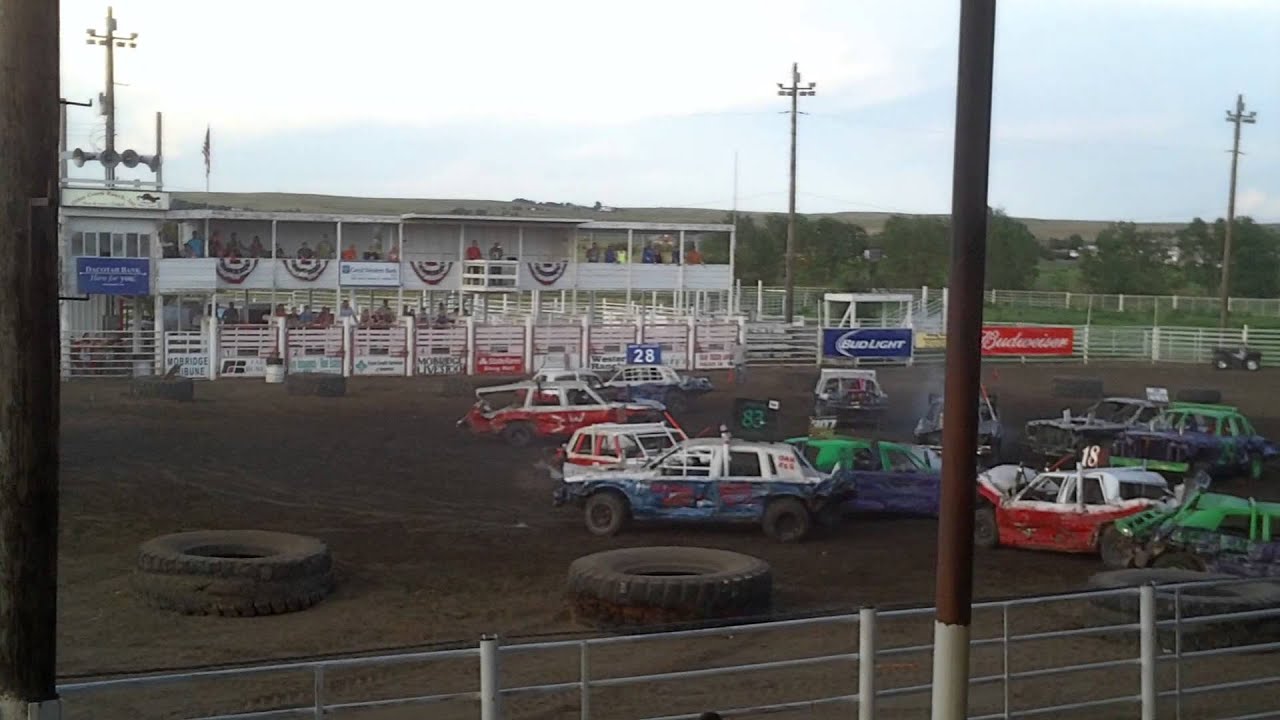 2014 Mobridge, SD Team Demolition DerbyB Main YouTube