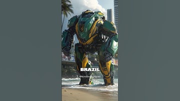 COUNTRIES AS ROBOTS!✨️ #robots  #gundam #ai