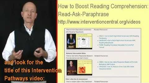 How to Boost Reading Comprehension: Read-Ask-Paraphrase
