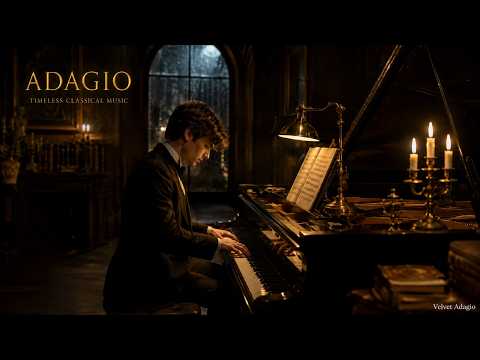 Dvořák Style Calm Adagio for Cello, Piano & Violin | Relaxing Classical Music for Study & Sleep
