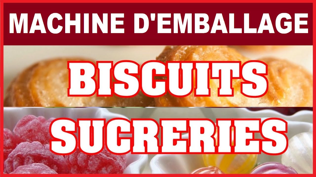 Machine d'emballage pour le biscuits et les sucreries