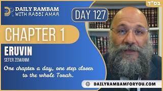 Eruvin Rambam Chapter 1 | Daily Rambam For You | Rabbi Chay Amar