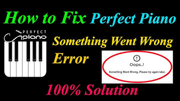 How to Fix Perfect Piano  Oops - Something Went Wrong Error in Android & Ios -Please Try Again Later