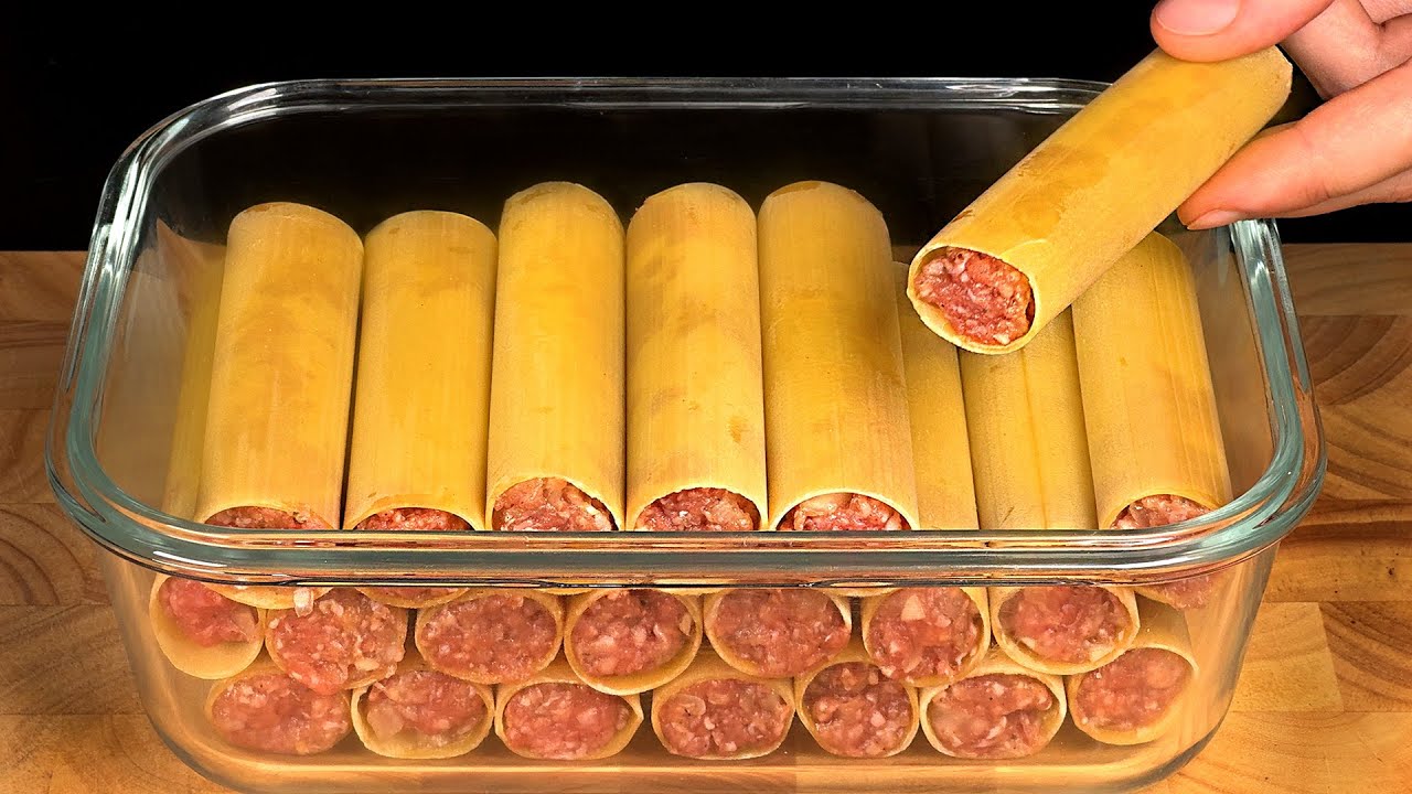 My italian grandma taught me this old pasta recipe 🔝 It will disappear in 1 minute!