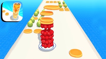 Pancake Run Gameplay 🥞🥝🍩 All Levels 78-79