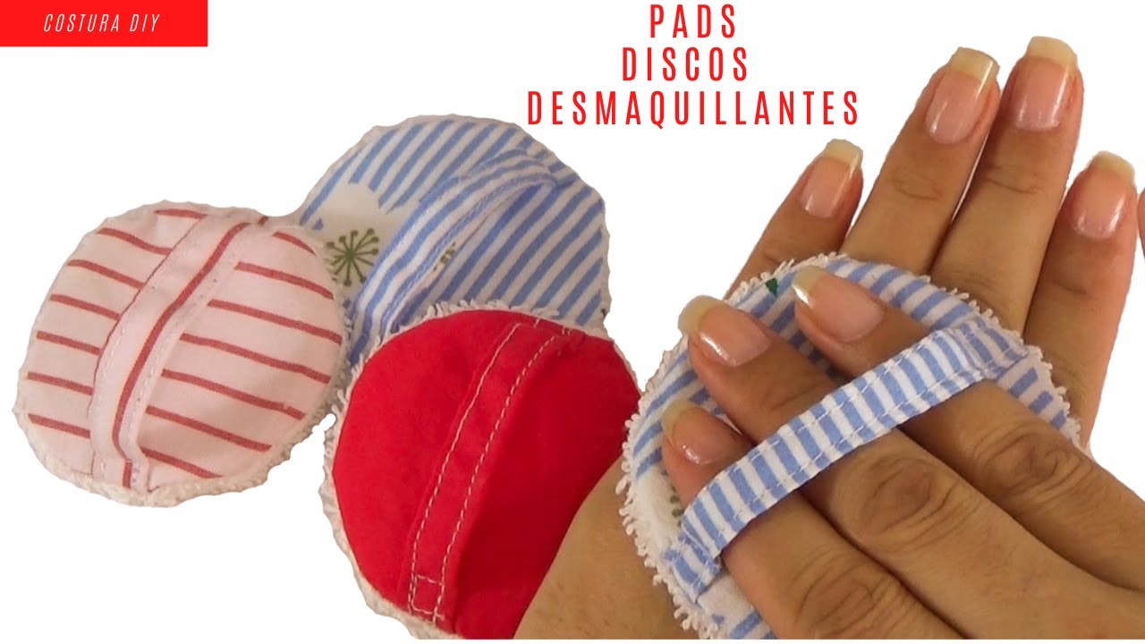 Discos Pads desmaquillantes Costura DIY SEWWITH ME