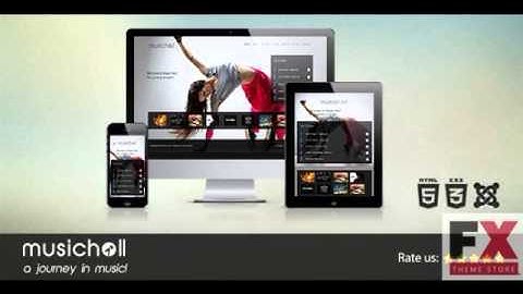 Preview Music Hall - Responsive Joomla Template