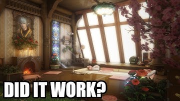 I Tried Creating My FFXIV Apartment from Artwork - FFXIV House Tour