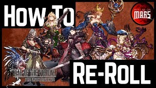 How To Reroll In War Of The Visions Ffbe Wotv