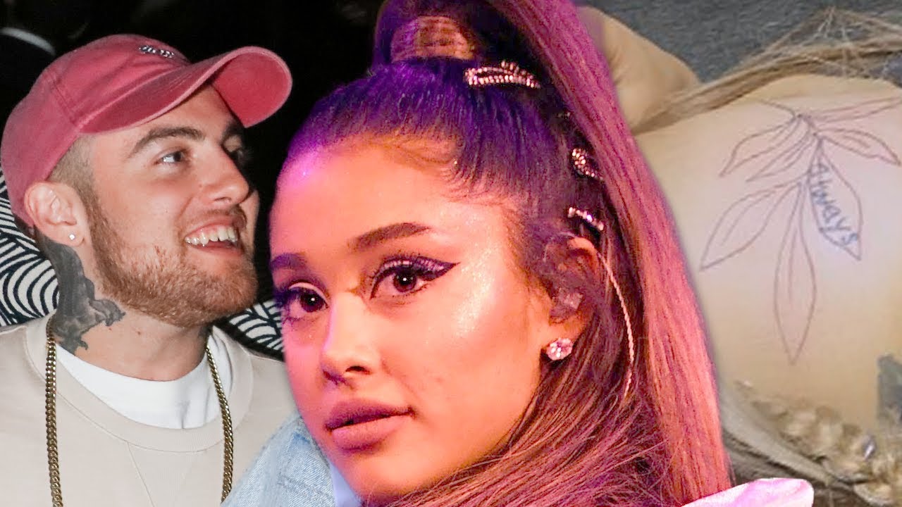 Ariana S Matching Tattoo Regret Tribute To Mac Miller Youtube