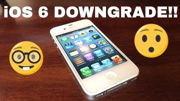 How To Downgrade iPhone 4S and iPad 2 Back To iOS 6!