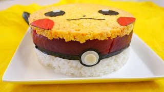 Pikachu Sushi Cake