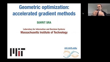 Research Seminar: "Accelerated Gradient Methods on Riemannian Manifolds" by Prof. Suvrit Sra