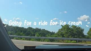 After work drive for ice cream. Testing out new camera and editing skills. 
