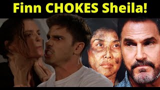 Finn tries to choke Sheila! Li remembers! Bold and Beautiful Recap 7/25 #boldandbeautiful