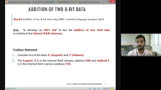 DEMONSTRATION OF EXPERIMENT 6A, 6B, 7A & 7B USING  THE 8051 SIMULATOR PRO