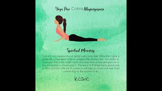 KCSOC - Intro to Yoga - Day 2 - Jasmine Desai - Cobra Pose