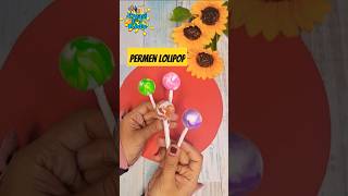 Cara membuat permen lolipop dari clay | How to make clay lollipops #shorts #lolipop #clay #fyp