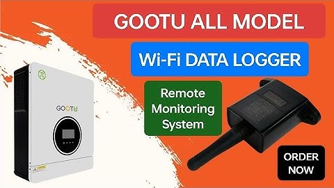 Gootu Hybrid Solar Inverter Wi-Fi Data Logger Dongle | Monitoring System