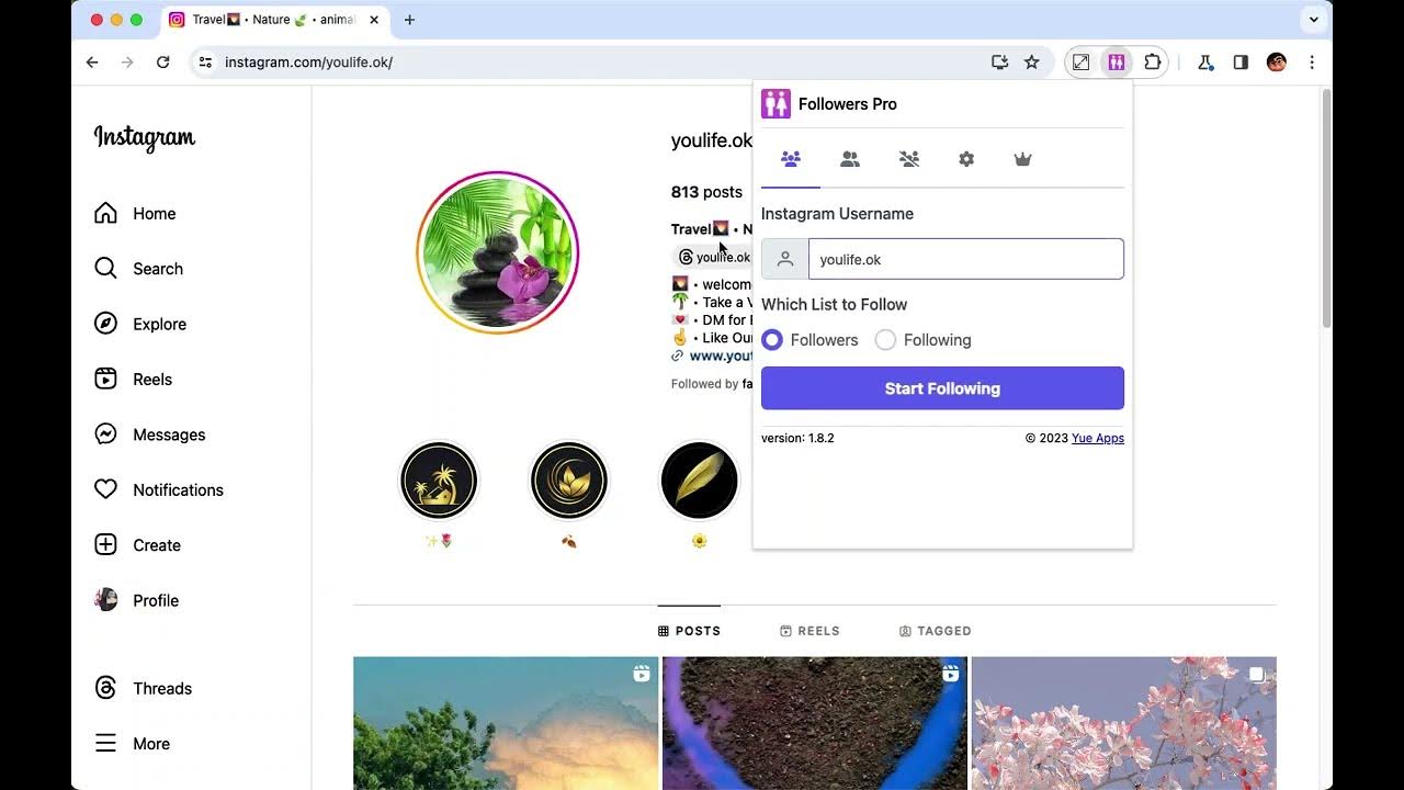 Followers Pro for Instagram Auto followunfollow the followers of an