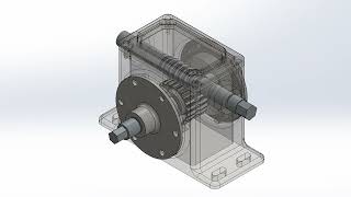 ENGR 106 - Solidworks Speed Reducer Gear Assembly