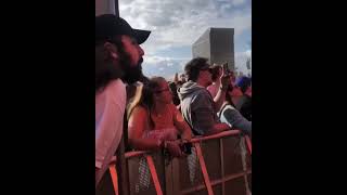 Ruby singing at festival