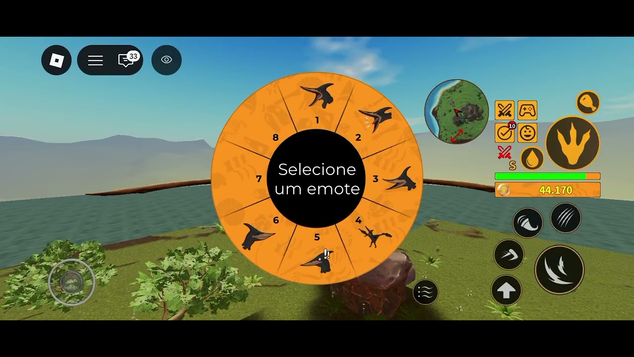 Jogando de piderodonte(dinossauro life🦖)