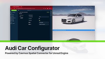 Epic Car Configurator with Cavrnus Spatial Connector for Unreal Engine