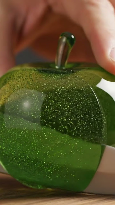 🎥 “ASMR: Slicing a Crisp Green Apple” !! #shorts #amsr