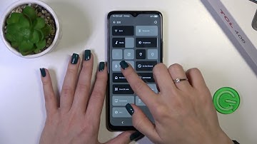 How to Edit Notification Panel Shortcuts on TCL 406? Manage Top Menu Quick Access Icons & Tools!