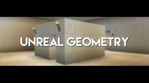 Minecraft PE - Unreal Geometry (Modded Map)