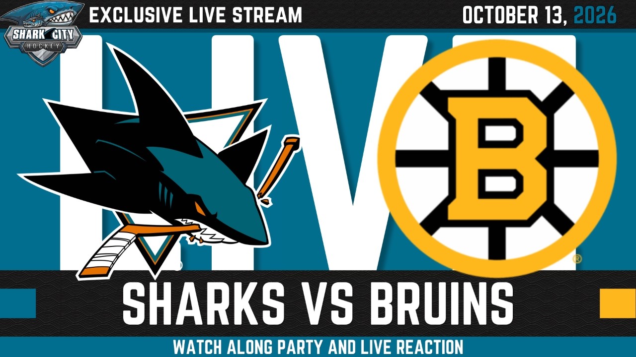 San Jose Sharks vs Boston Bruins LIVE Watch Along & Fan Chat!