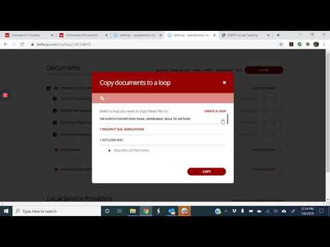 How to Copy files from an existing loop to a new loop in Dotloop