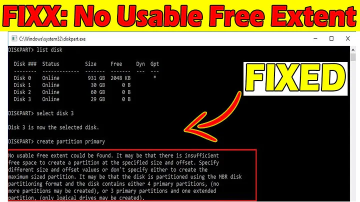 FIXX: No Usable Free extent could be found Error | Usb formating Error | Knowledge hub