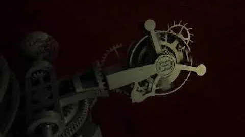 3D Printed Triaxial Toubillon Clock (Jacobs Astronomia)