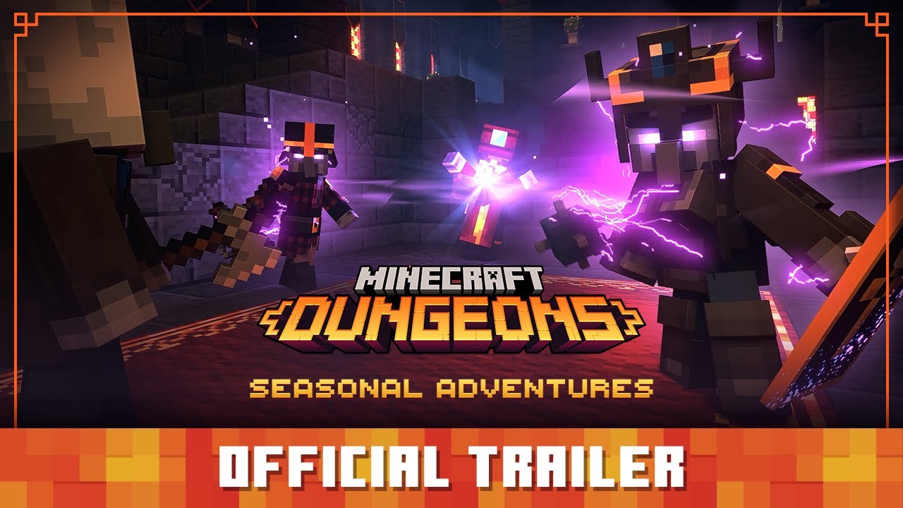 Minecraft Dungeons Seasonal Adventures  Official Trailer