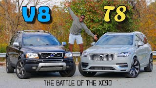 Volvo XC90 V8 vs T8!! 2009 XC90 vs 2024 XC90 Comparison!