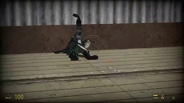 Making dead NPCs fall off of things in a cool way using ragdoll magnets (Source engine/hl2/hammer)