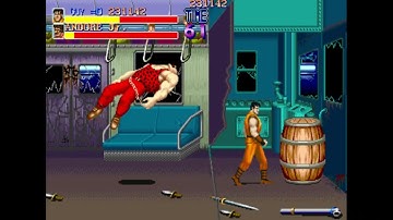 Test Final Fight Guy Capcom Home Arcade Hack (Batocera 34) vs Mister Fpga