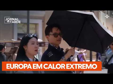 Video Europa enfrenta onda de calor com temperaturas acima de 40 graus