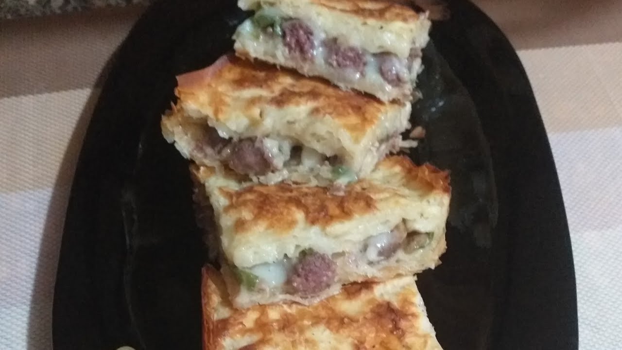 جلاش بالسجق الشرقى والجبنه الموزيلار بجد تحفه